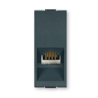 Prikljucnica komunikacijska RJ 45 8/8 Cat 5e 1M ANTRACIT 664.A Aling Mode