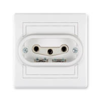 Tropolna prikljucnica 16A 440V~ sa mont. kutijom fi70 602.000 Aling Prestige Line