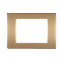 Maska dvosruka 2M METALIK ZLATNA 6502.G Aling mode