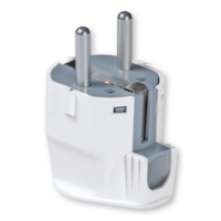 308.0 Utikač dvopolni sa kontaktom za uzemljenje L-izvedbe 16A 250V~ BELI Aling