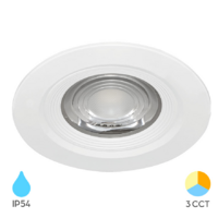 LED ROZETNA 7W 3CCT UGRADNA BELA OKRUGLA IP54 FIKSNA 3000/4000/6500K BD01-00780 Braytron