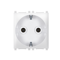 74151.0 Prikljucnica dvopolna nerastavna 16A 250V  EXP 2M  bela Aling Experience 