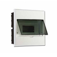 Razvodna tabla 8 za ugradnju U ZID MUT-8, za 8 modula, transparentna vrata 05.65.81 Metalka 