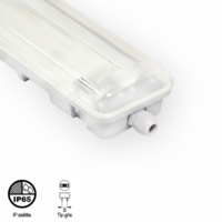 VODODIHTUJUCA ARMATURA ZA DVE LED CEVI 120cm DVOSTRANA 2x18W KUCISTE 350139