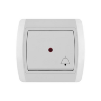 Taster zvona sa sig.sij. 10A/250V, vijčana veza 14.01.032  STATUS METALKA