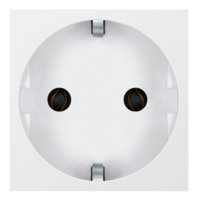 2311.0 Priključnica ravna bez zaštite BELA ALING 45 - za parapet